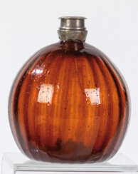 Seltene Kugelflasche mit Zinnschraubverschluss