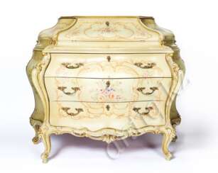 Chest of drawers-the secretaire is in the style of neo-Rococo