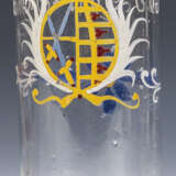 Stangenglas mit Kursächsischem Wappen - photo 1