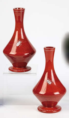 Paar Vasen mit Kreuzspinne - photo 1