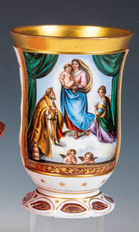 Fußbecher mit der Sixtinischen Madonna - Foto 1