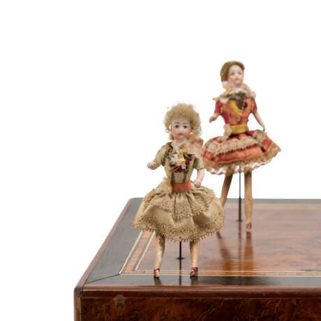 FRANKREICH Spieldose mit 4 tanzenden Püppchen, um 1900 - photo 5