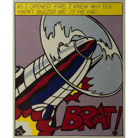 LICHTENSTEIN, ROY, nach (1923-1997), 3 Farboffsetlithographien "As I opened fire...", - фото 2