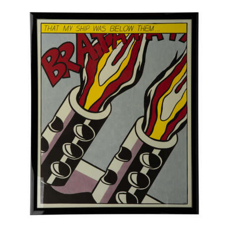 LICHTENSTEIN, ROY, nach (1923-1997), 3 Farboffsetlithographien "As I opened fire...", - фото 5