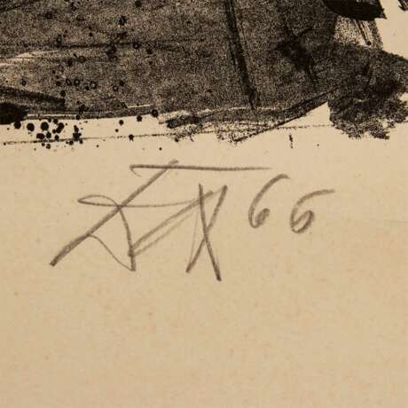 DIX, OTTO (1891 - 1969), Plakat "Otto Dix zum 75. Geburtstag", - Foto 2