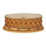 Massivgoldene Schatulle im Fabergé-Stil, - фото 2