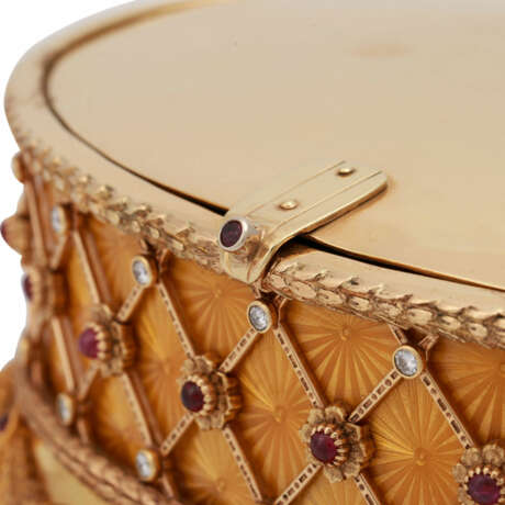 Massivgoldene Schatulle im Fabergé-Stil, - Foto 6