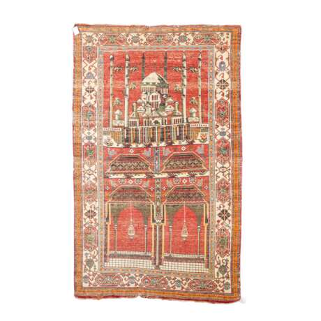 Orientalischer Sammlerteppich, um 1900, 224x136 cm. - photo 2