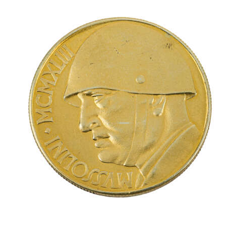 Italien/GOLD - Benito Mussolini, 1883-1945, - фото 1