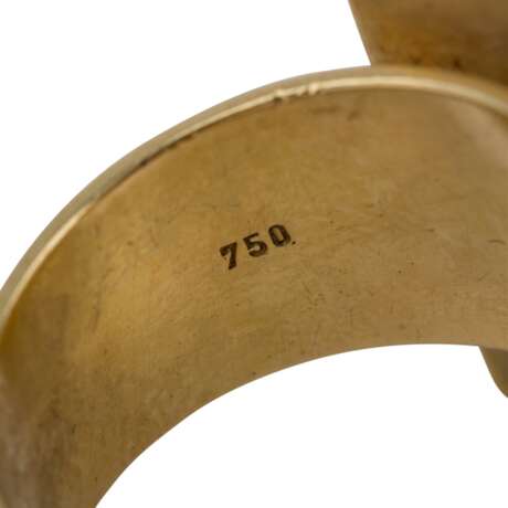Legionsring, nach altem Vorbild angefertigter Ring in Gelbgold 18 Karat, - photo 5