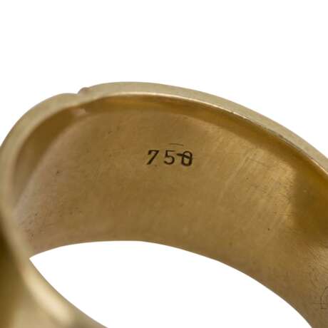 Legionsring, nach altem Vorbild gefertigter Ring in Gelbgold 18 Karat, - Foto 6