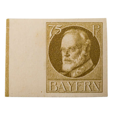 Bayern 1919 - unverausgabter Wert König Ludwig III. - Foto 1