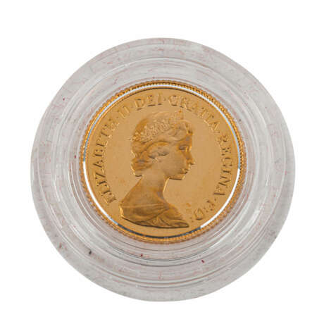 GB/GOLD - 1/2 Sovereign in PP und Originaletui, - фото 3