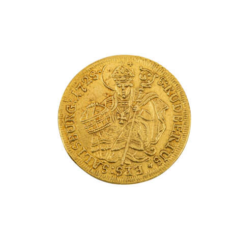 Salzburg Erzbistum/GOLD - Dukat 1728, - photo 2