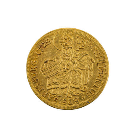 Salzburg, Erzbistum/GOLD - Dukat 1728, - Foto 2