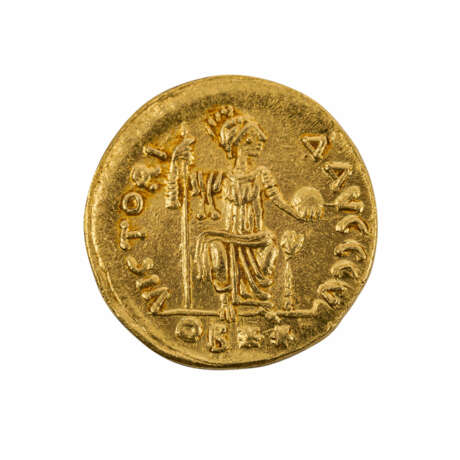 Antike/GOLD - Gold-Solidus, Iustinus II. (565-578 n. Chr.), - photo 1