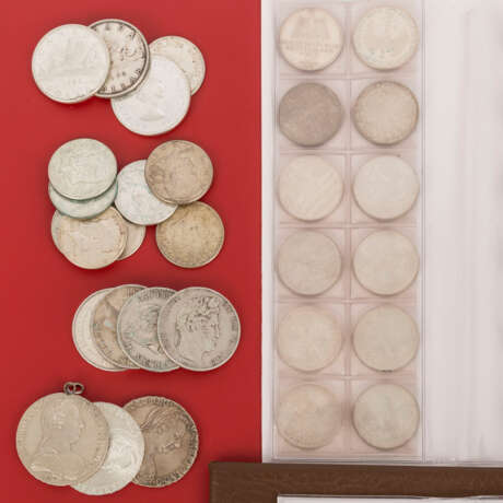 Konvolut Münzen, mit SILBER - - фото 2