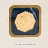 Niederländische Antillen/GOLD - 200 Gulden 1976, Kriegsschiff Andrew Doria, - фото 2
