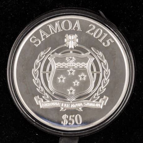 Samoa/SILBER - 50 Dollars 2015, PP, Olympic Games 2016, - photo 2