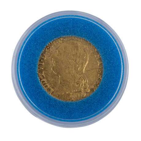 Frankreich/Gold - 1 Louis d'or 1788/A, Ludwig XVI., ss, - Foto 1