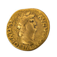 Römische Kaiserzeit/Gold - 1 Aureus 1 Jahrhundertn.Chr., Nero (54-68n. Chr.),