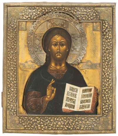 Christus Pantokrator mit Oklad - photo 1
