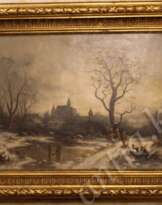 Зимний пейзаж Автор - Т. Шулер.