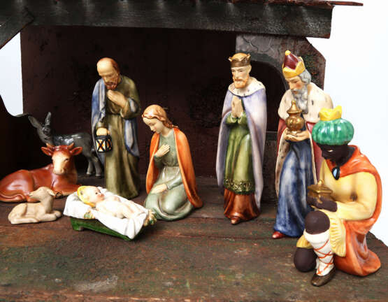M. I. HUMMEL/GOEBEL-large Nativity scene with 11 figurines, 1950s. - photo 2