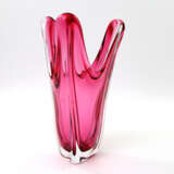 wohl MURANO pinke Vase, 20. Jahrhundert - Foto 2