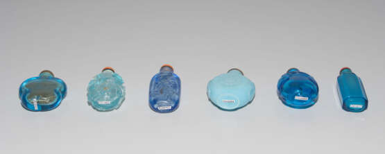 6 Glas-Snuff Bottles - Foto 7