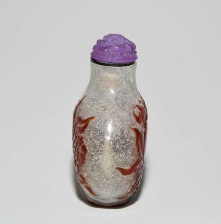 Überfangglas Snuff Bottle - Foto 5