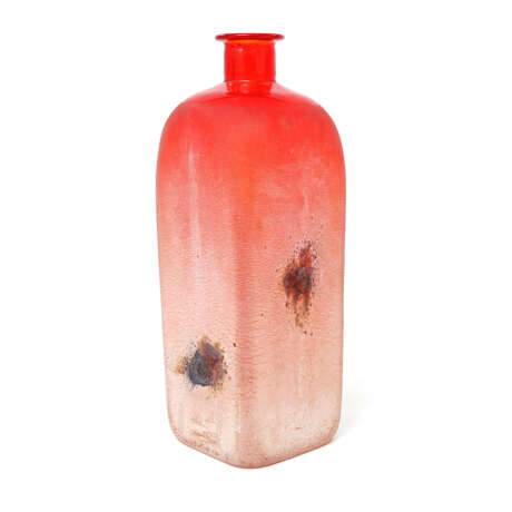 MURANO BARBINI red Vase, 20. Century - photo 2
