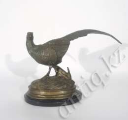 Bronze figurine "Pheasant"in the twentieth