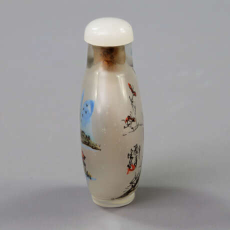 Snuff bottle aus Glas. CHINA, 20. Jahrhundert - Foto 2