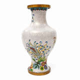 Vase aus Email-Cloisonné. CHINA - photo 2