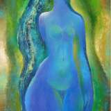 „Das Zeichen Des Wassers“ Leinwand Ölfarbe Postmodern Genre Nude 1998 - Foto 1