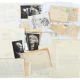 Künstlerkorrespondenzen hand-/maschinengeschriebene Karten und Briefe unter anderem von Felix Petyrek - фото 1