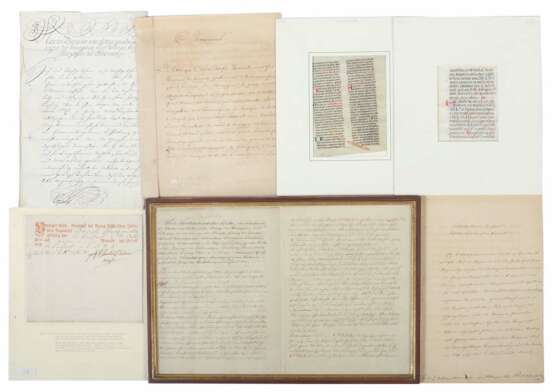 Konvolut Schriftstücke 16. bis 19. Jahrhundert - photo 1