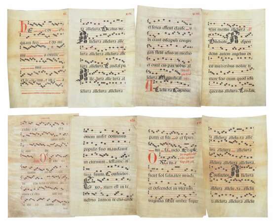 Sammlung von 8 Notenblättern 16./17. Jahrhundert - фото 1