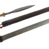 Afrikanisches Schwert und Messer 20. Jahrhundert - Foto 1