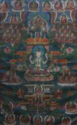 Thangka des Avalokiteshvara Tibet
