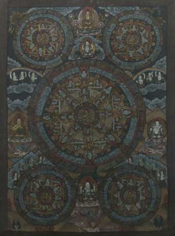 Mandala-Thangka 20. Jahrhundert - Foto 1