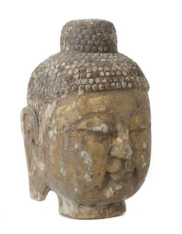 Buddha-Kopf wohl China - Foto 1