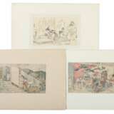 3 Künstler des 18./19. Jahrhundert Japan - photo 1