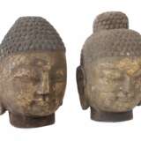 2 Buddhaköpfe Südostasien - Foto 1
