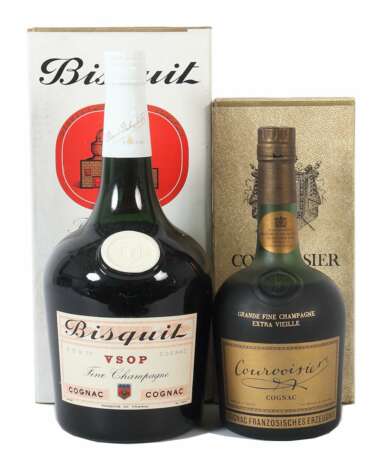 2 Flaschen Cognac bestehend aus: 1x Courvoisier - Foto 1