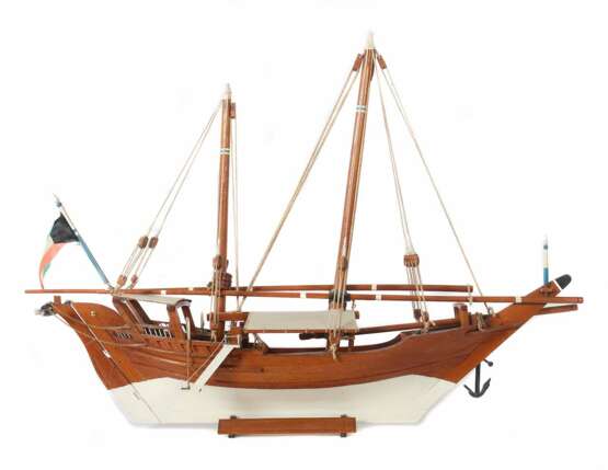 Großes Modellschiff Modell eines zweimastigen Segelschiffes - Foto 1