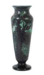 Vase mit Walddekor André Delatte