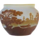 Vase mit Flusslandschaft Émile Gallé - Foto 1