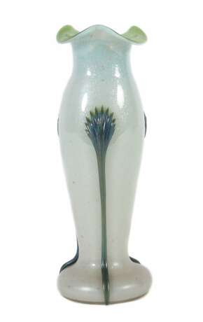 Vase mit Muscheldekor Lötz Witwe - Foto 1